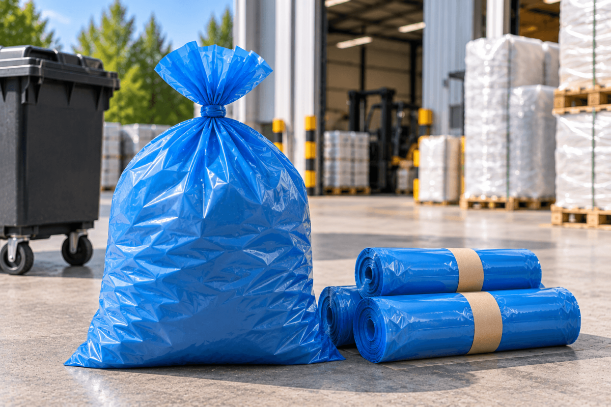 Zamów produkcję worków LDPE 60L na odpady w PROiP i zadbaj o ciągłość zaopatrzenia